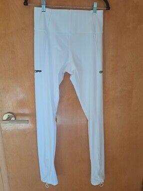 NWOT Oss White Women’s High-Waist Four-Way Stretch Pants Yoga Leggings